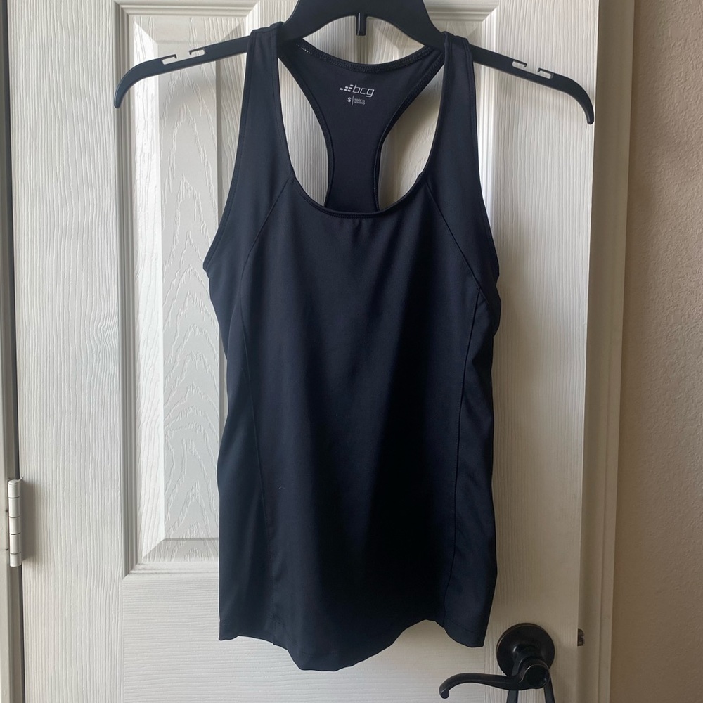 BCG black workout tank top